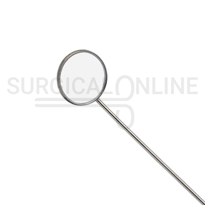 Laryngeal Mirror #8 30mm Angled Mirror With Grip Handle 8.25"