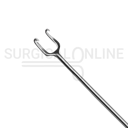 Joseph Skin Hook Single Ended Sharp 2 Prong 10mm 6.25"