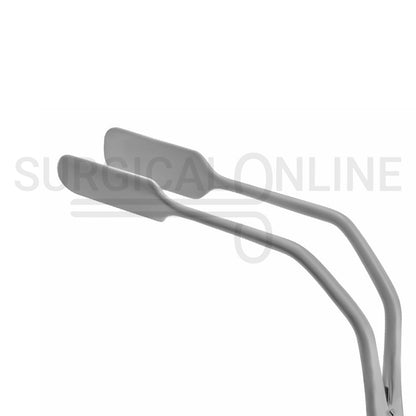Lateral Vaginal Retractor 8.25″ Extra Long Ratchet Gold Handles