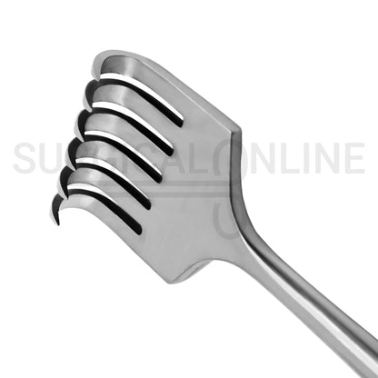 Volkman Retractor 8.50" Sharp 6 Prong