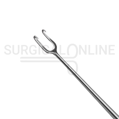 Joseph Skin Hook Single Ended Sharp 2 Prong 5mm 6.25"