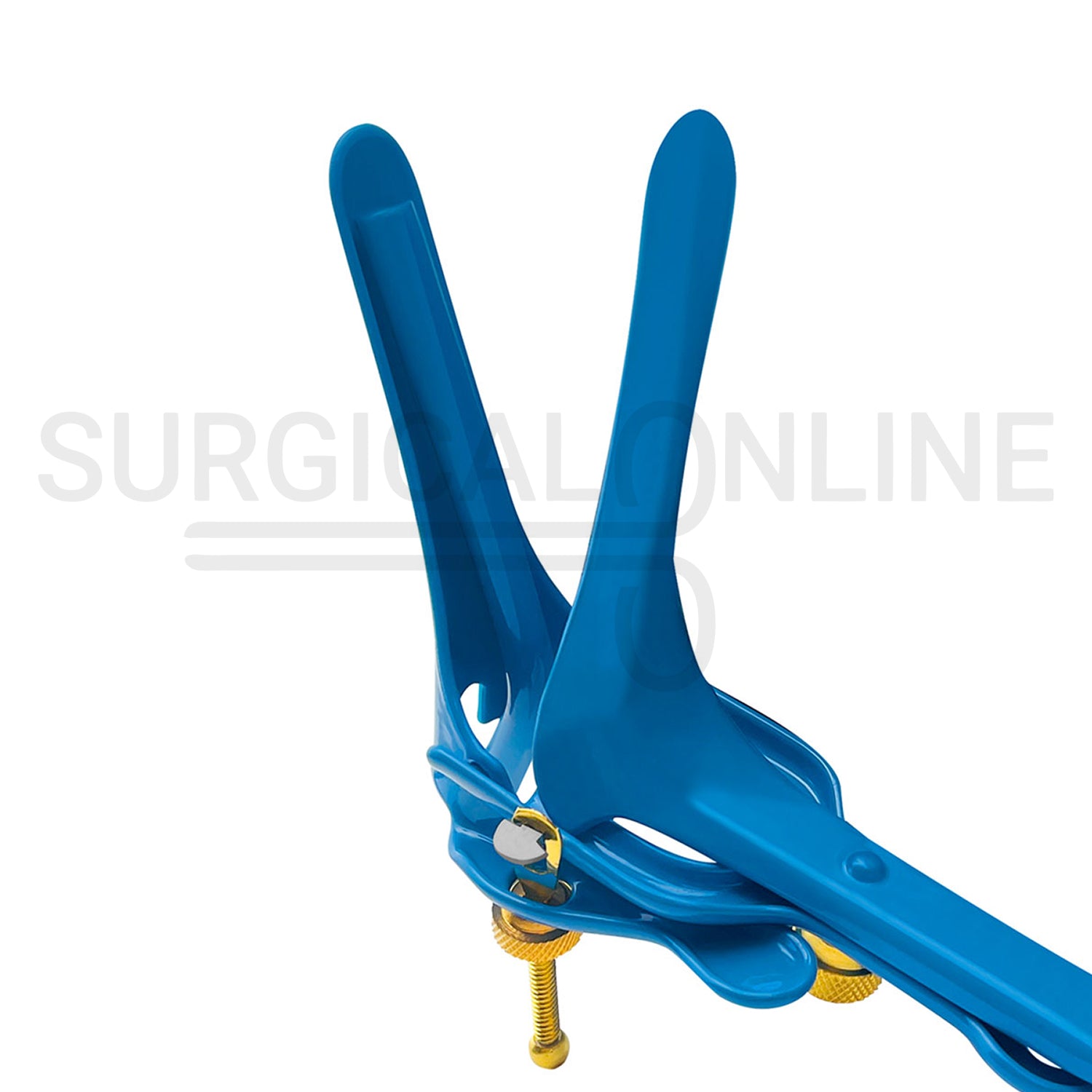 LLETZ LEEP Pederson Vaginal Speculum Blue Coated Small