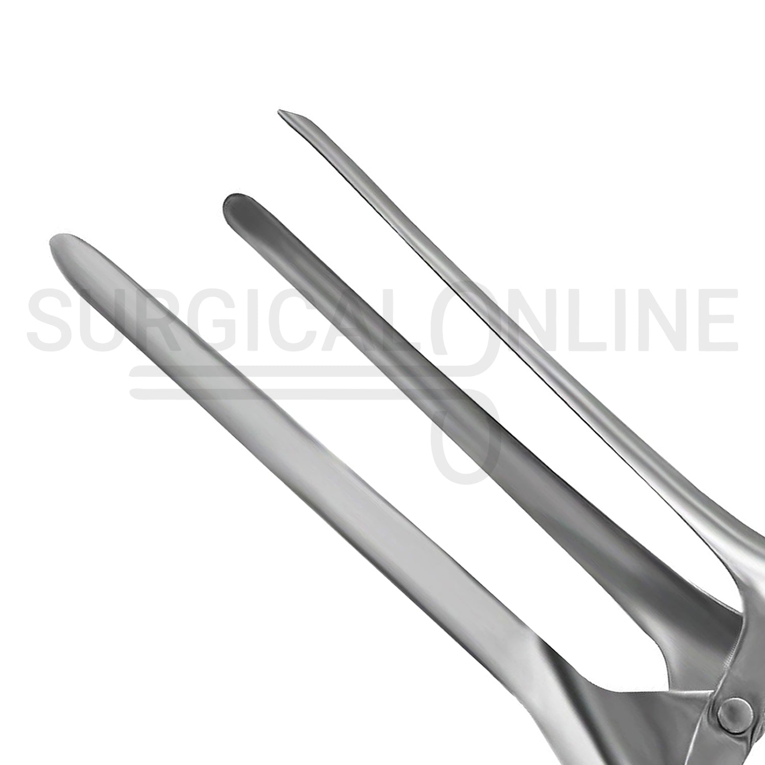 Polansky Vaginal Speculum 17″ 3-Blades With Butterfly Screw