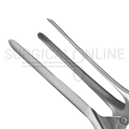 Polansky Vaginal Speculum 17″ 3-Blades With Butterfly Screw