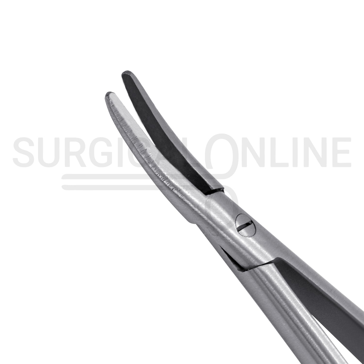 Castroviejo Micro Needle Holder 4.5″ Curved Smooth Tip With Lock