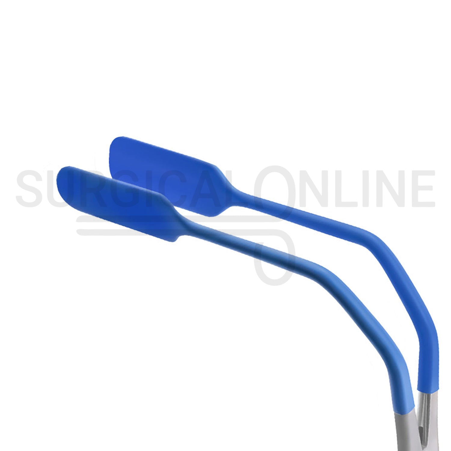 Lateral Vaginal Retractor 8.25″ Blue PVC Coated Tips With Gold Handles
