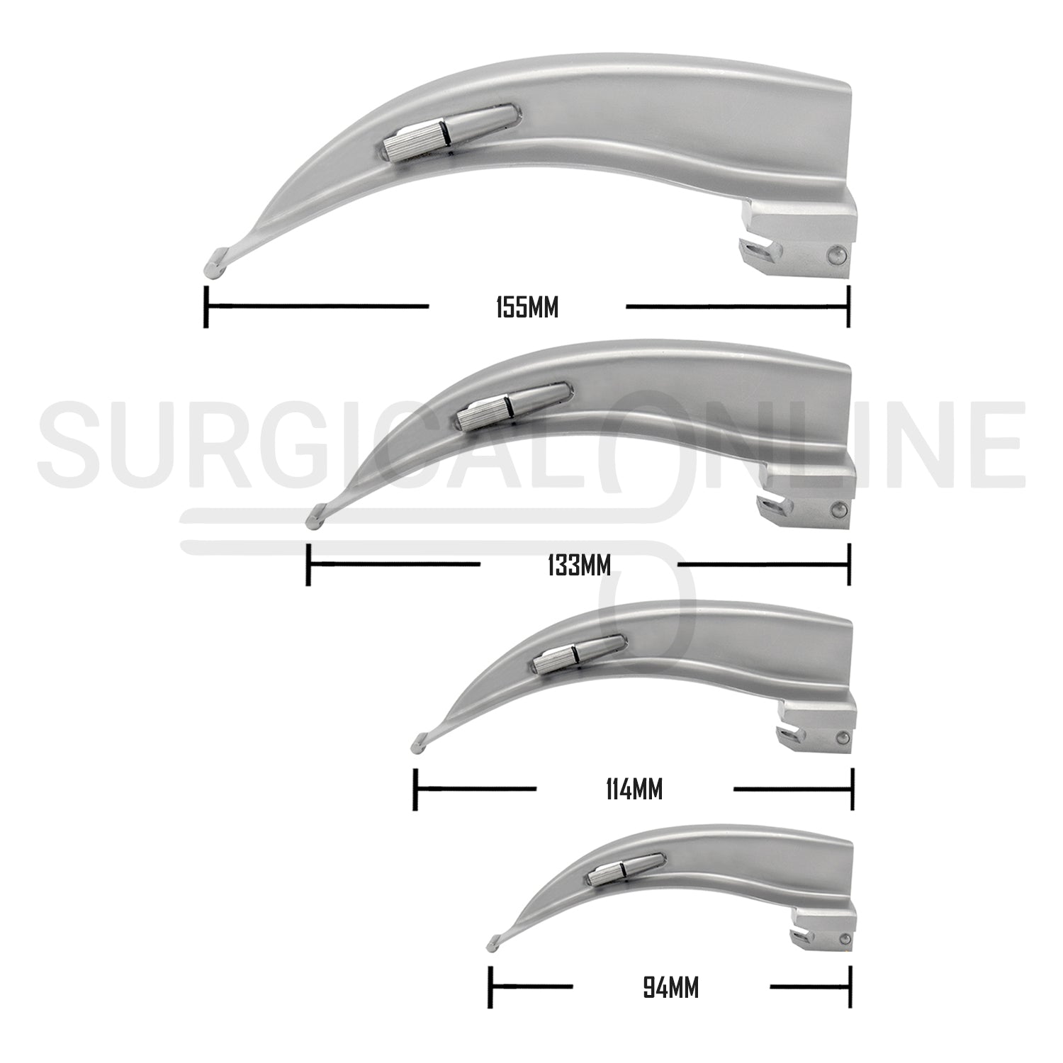 Conventional Laryngoscope Macintosh & Miller Set