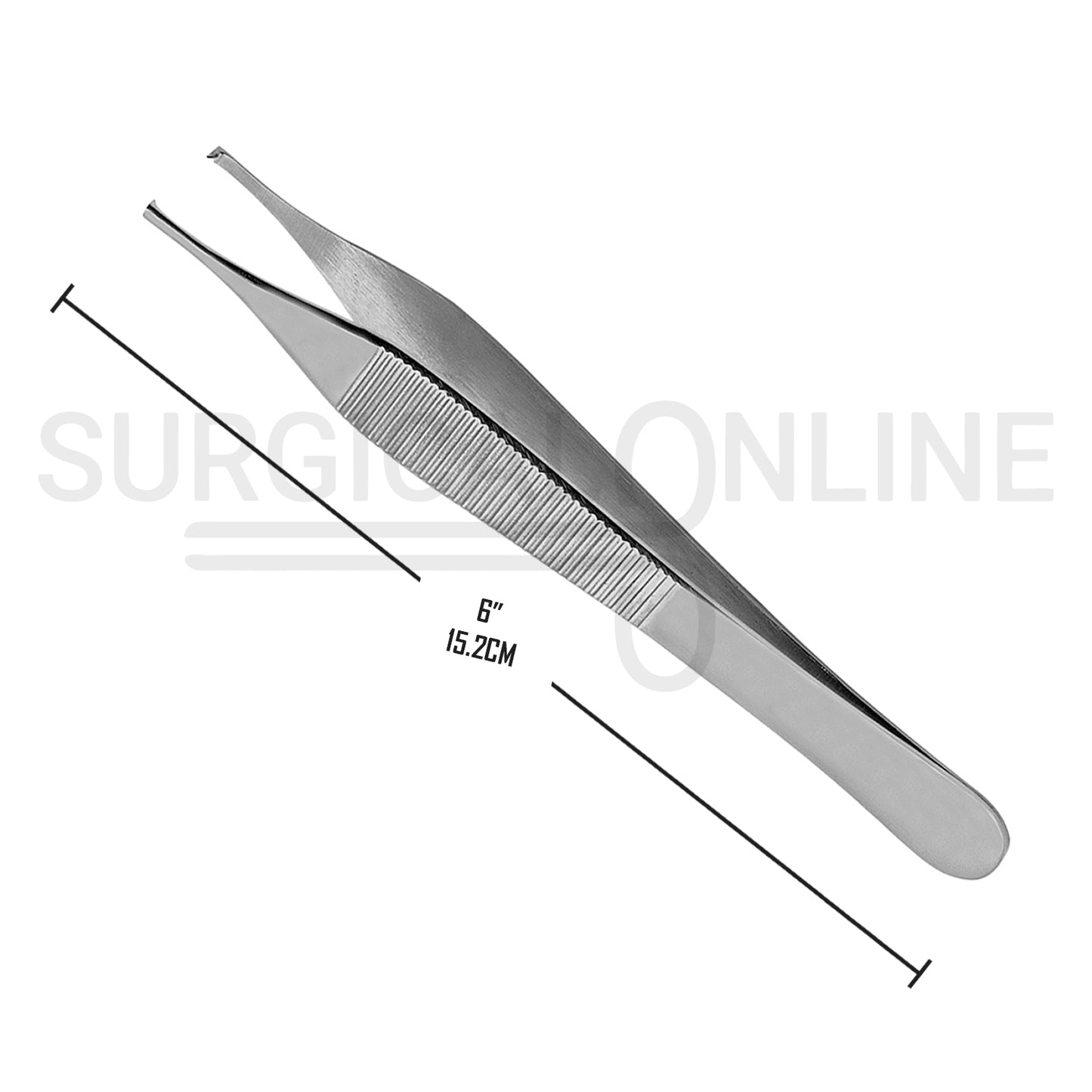 Adson Tissue Forceps 1X2 Teeth 6.00"