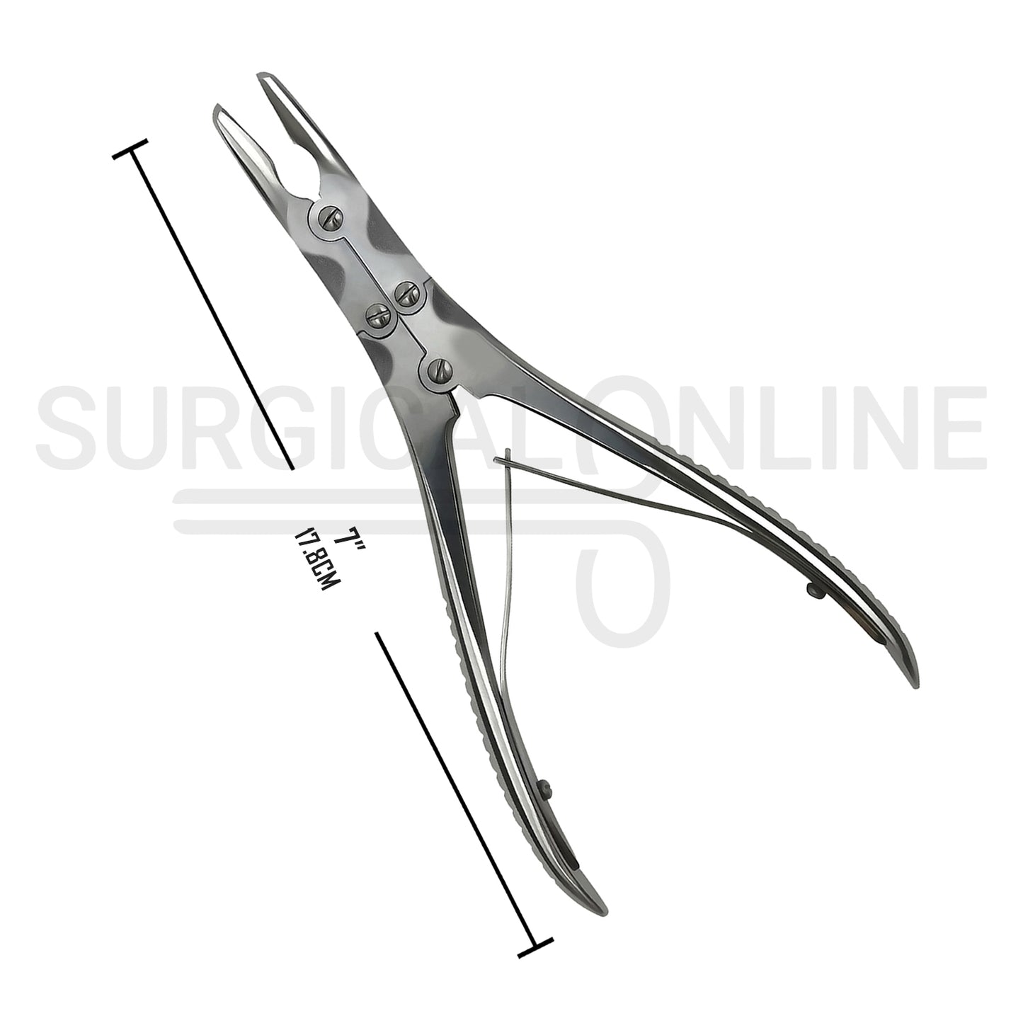 Beyer Bone Rongeur Straight Jaws 3.5mm Wide 7.00″