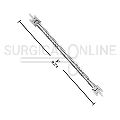 Bracket Height Gauge 6″ Moveable Head 4.0–6.0mm Adjustable Tips