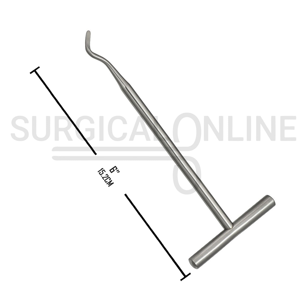 Potts Elevator #6X Left-Angled Tip 6″ T-Bar Handle