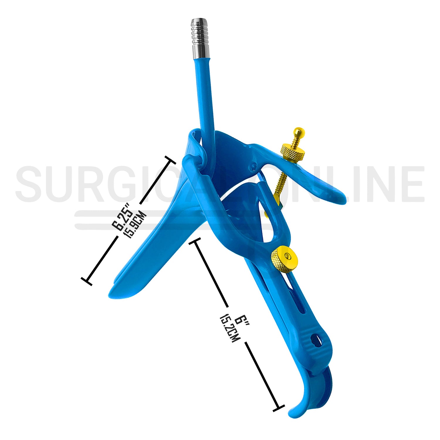 LLETZ LEEP Pederson Vaginal Speculum Blue Coated X-Large