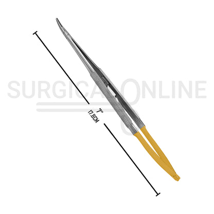 TC Castroviejo Needle Holder 7″ Curved With Lock