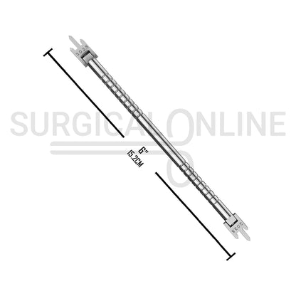 Bracket Height Gauge 6″ Moveable Head 2.0–3.5mm Adjustable Tips