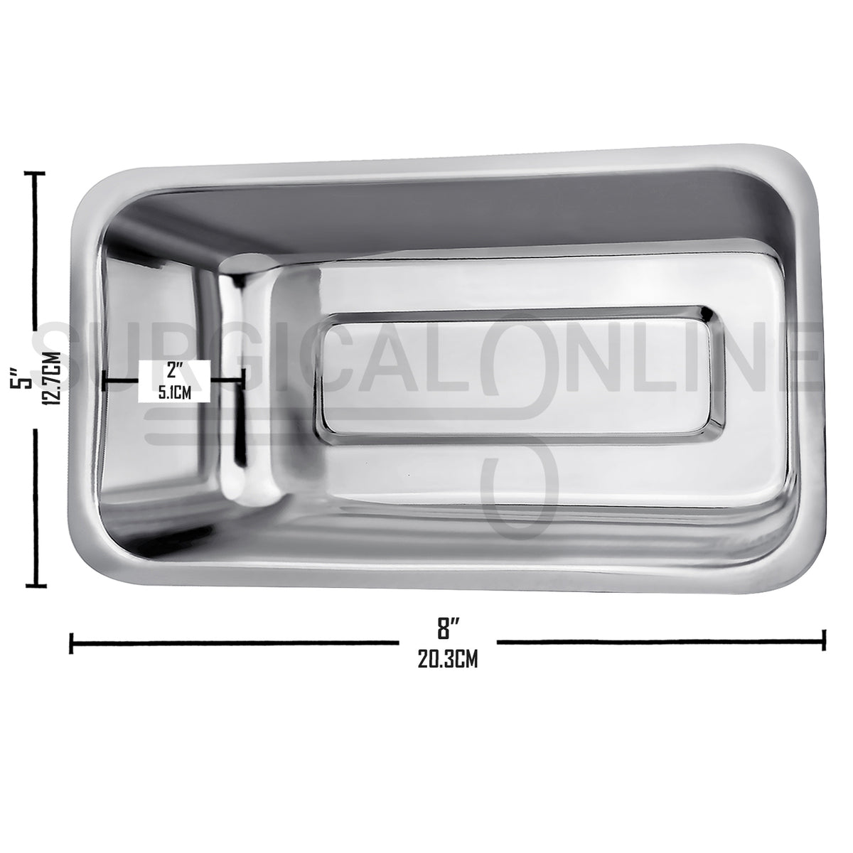 Instruments Tray 8″ x 5 “x 2” For Medical, Dental & Surgical