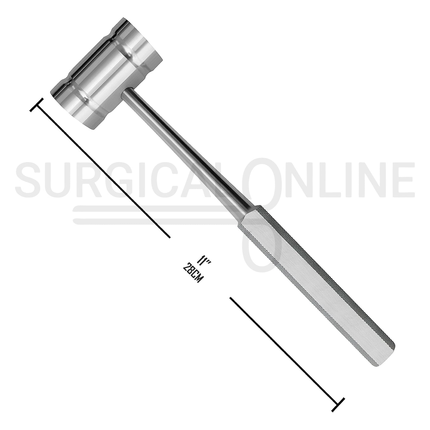 Orthopedic Bone Mallet 11" Solid Head 16 Oz. (454 G)