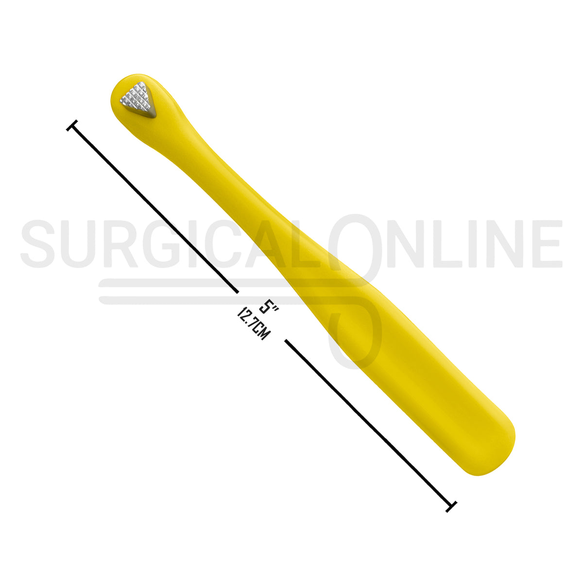 Molar Band Seater Bite Stick Yellow 5" With Serrated Tip