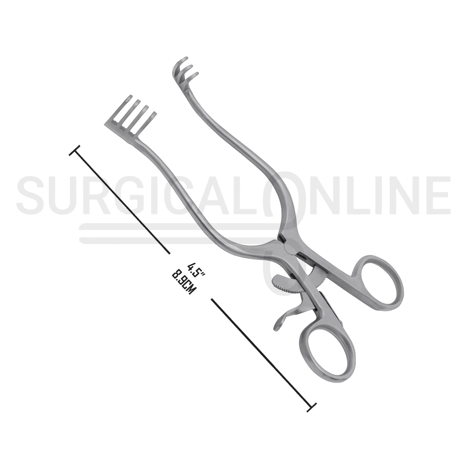 Weitlaner Self-Retaining Retractor 3X4 Prong Blunt 4.50"