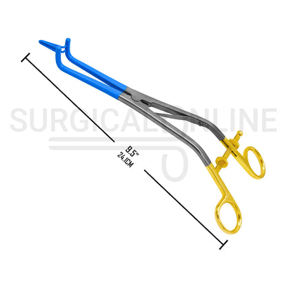 Kogan Non-Conductive Endocervical Speculum 9.5″ Blue Coated