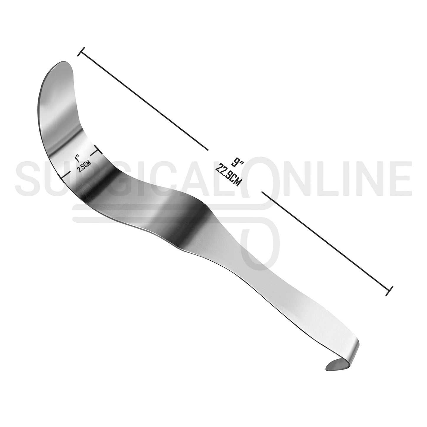 Deaver Retractor 1″ X 9″ Solid Handle