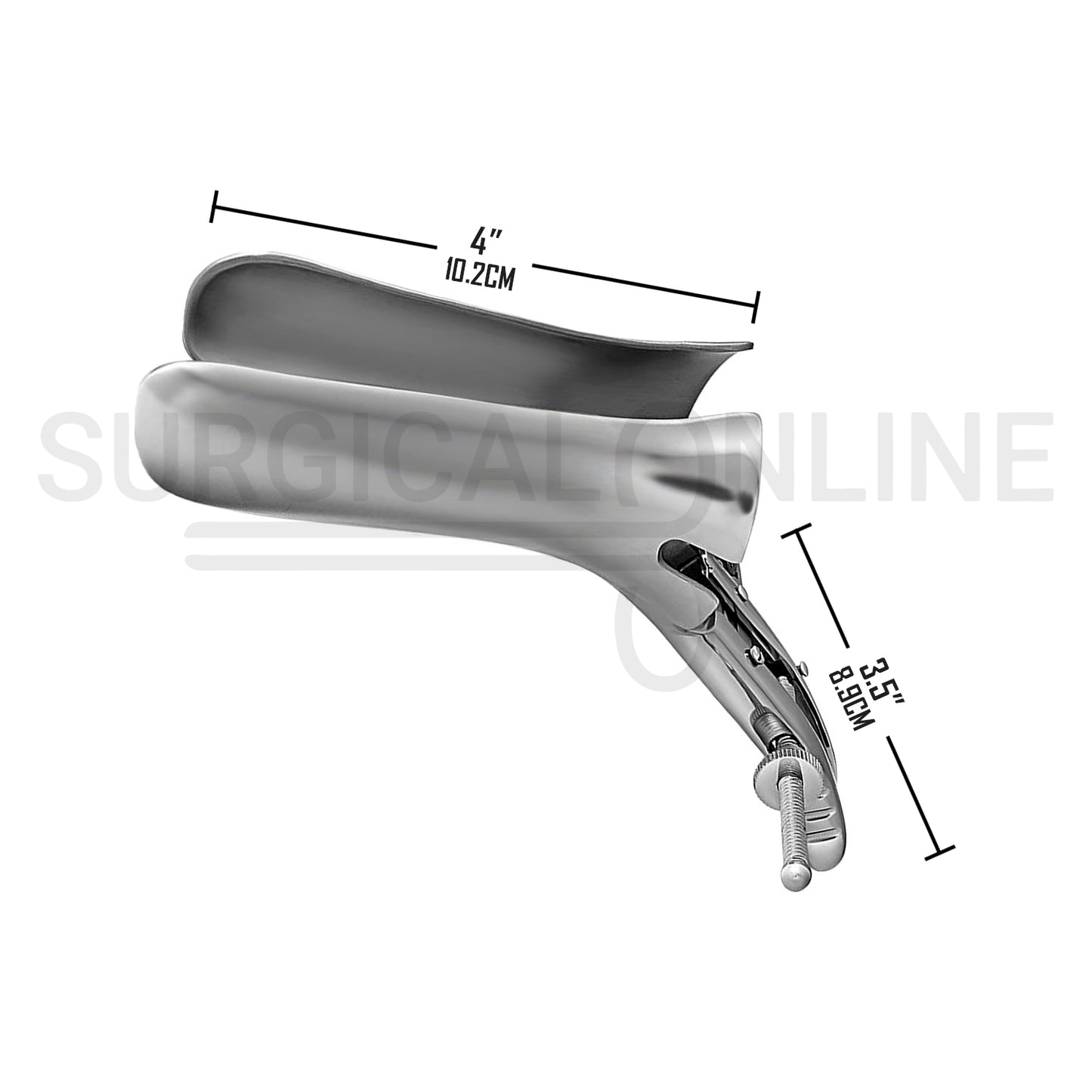 Miller Vaginal Speculum 4″ Blades 3.5″ Handle With Two Adjustable Screws