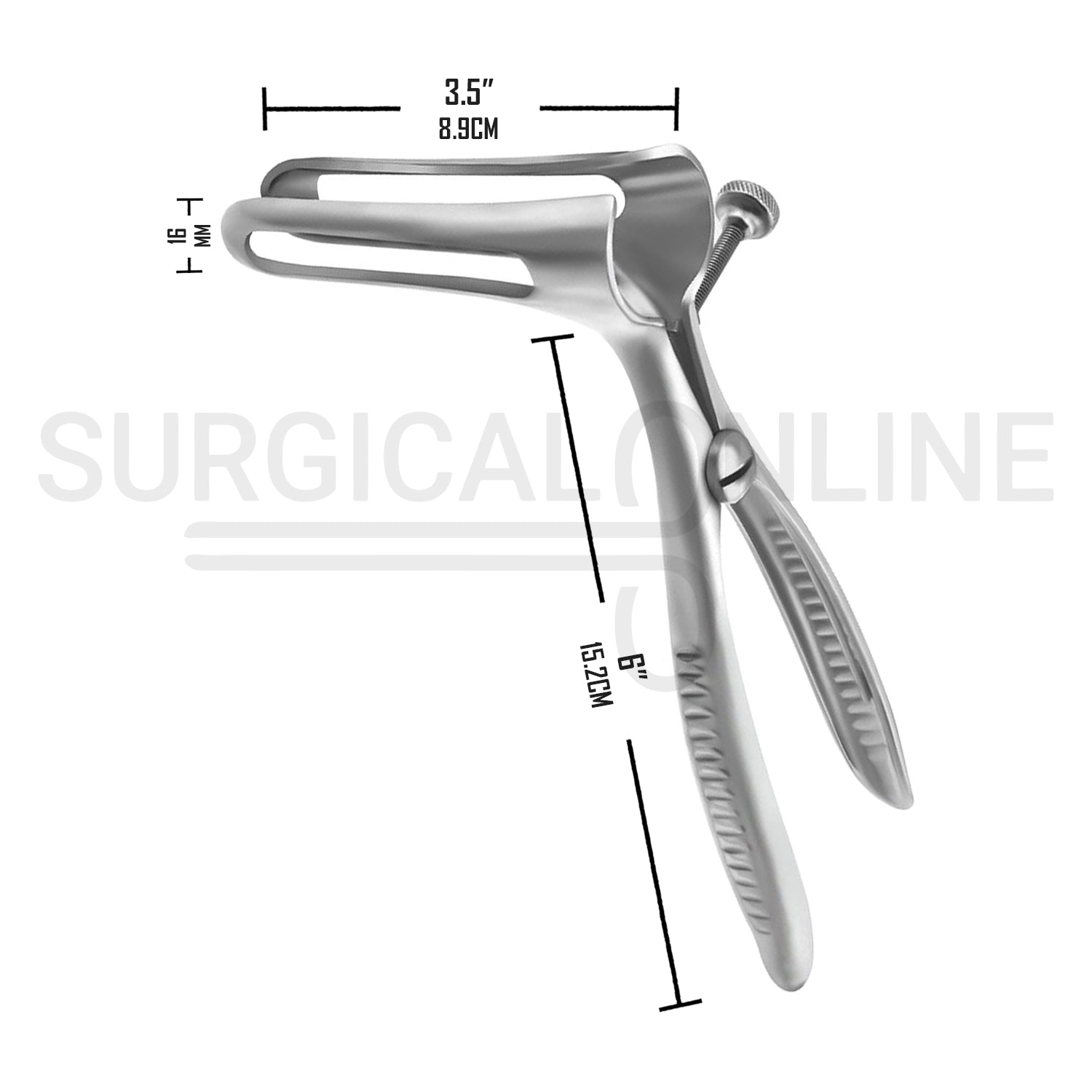  Sims Rectal Speculum 6″ Fenestrated Blades 3.5″ x 5/8″ With Set Screw