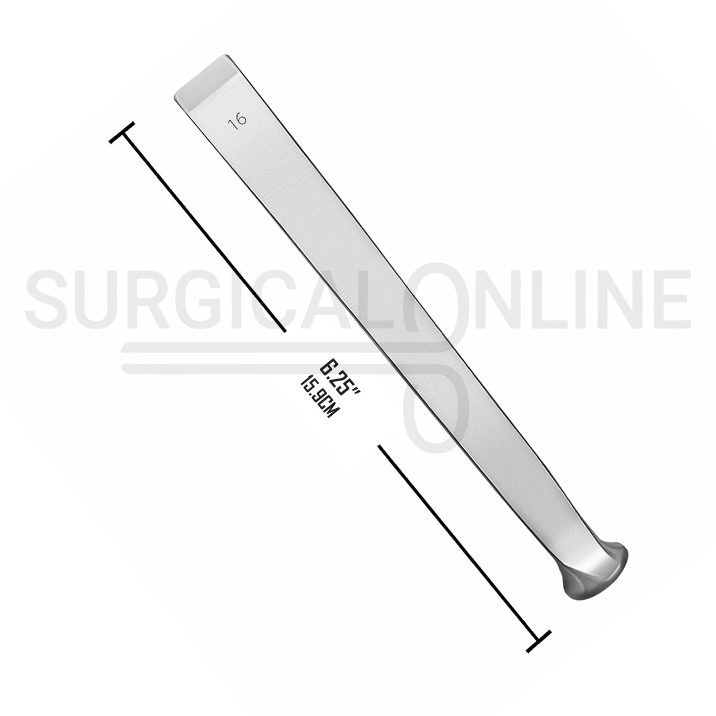 US Army Pattern Chisel 6.25″ Straight 16mm Wide