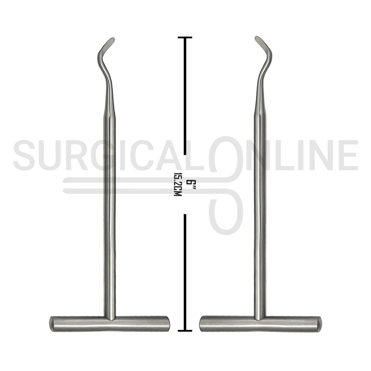 2 Pcs Potts Elevator #6X Left & #7X Right 6″ T-Bar Handle Set