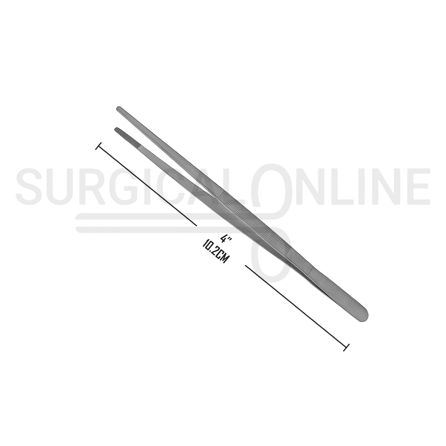 Thumb Dressing Forceps Serrated 4.00"