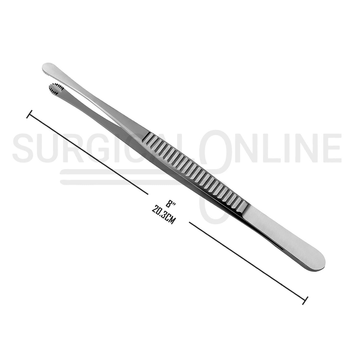 Russian Tissue Forceps 8.00"