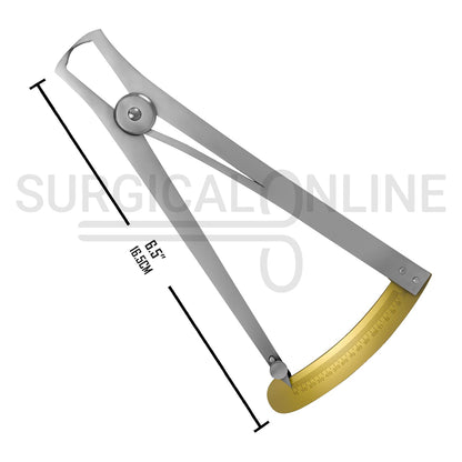 Jewelers Spring Measuring Caliper Gauge 6.5″ Measuring Upto 0-15mm