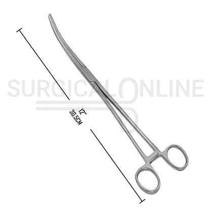 Rochester Pean Forceps Curved 12.00"