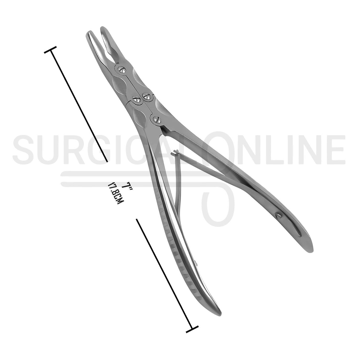 Beyer Bone Rongeur Slight Curved Jaws 3.5mm Wide 7.00″
