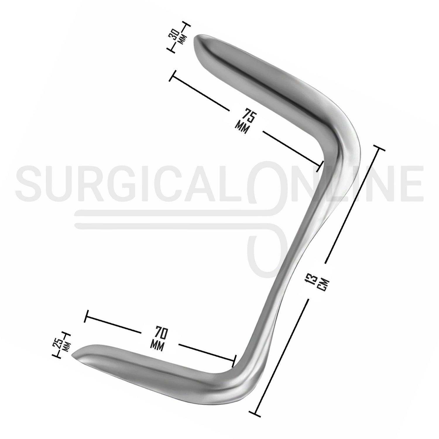Sims Vaginal Speculum Double-Ended Small 13cm