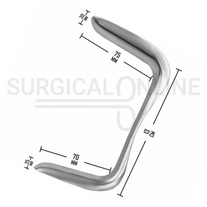 Sims Vaginal Speculum Double-Ended Small 13cm