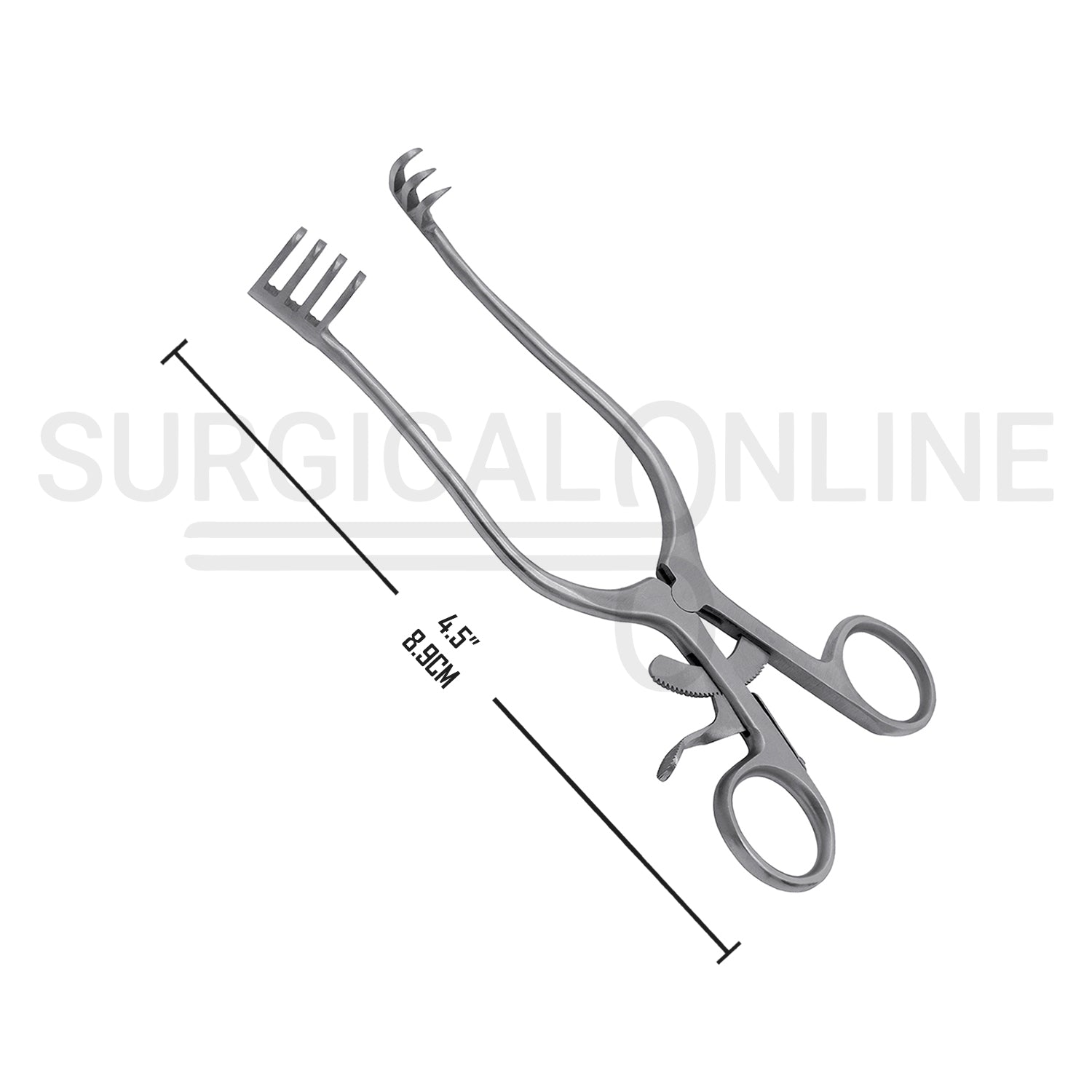 Weitlaner Self-Retaining Retractor 3X4 Prong Sharp 4.50"