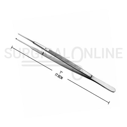 Gerald Tissue Forceps 1X2 Teeth 7.00"