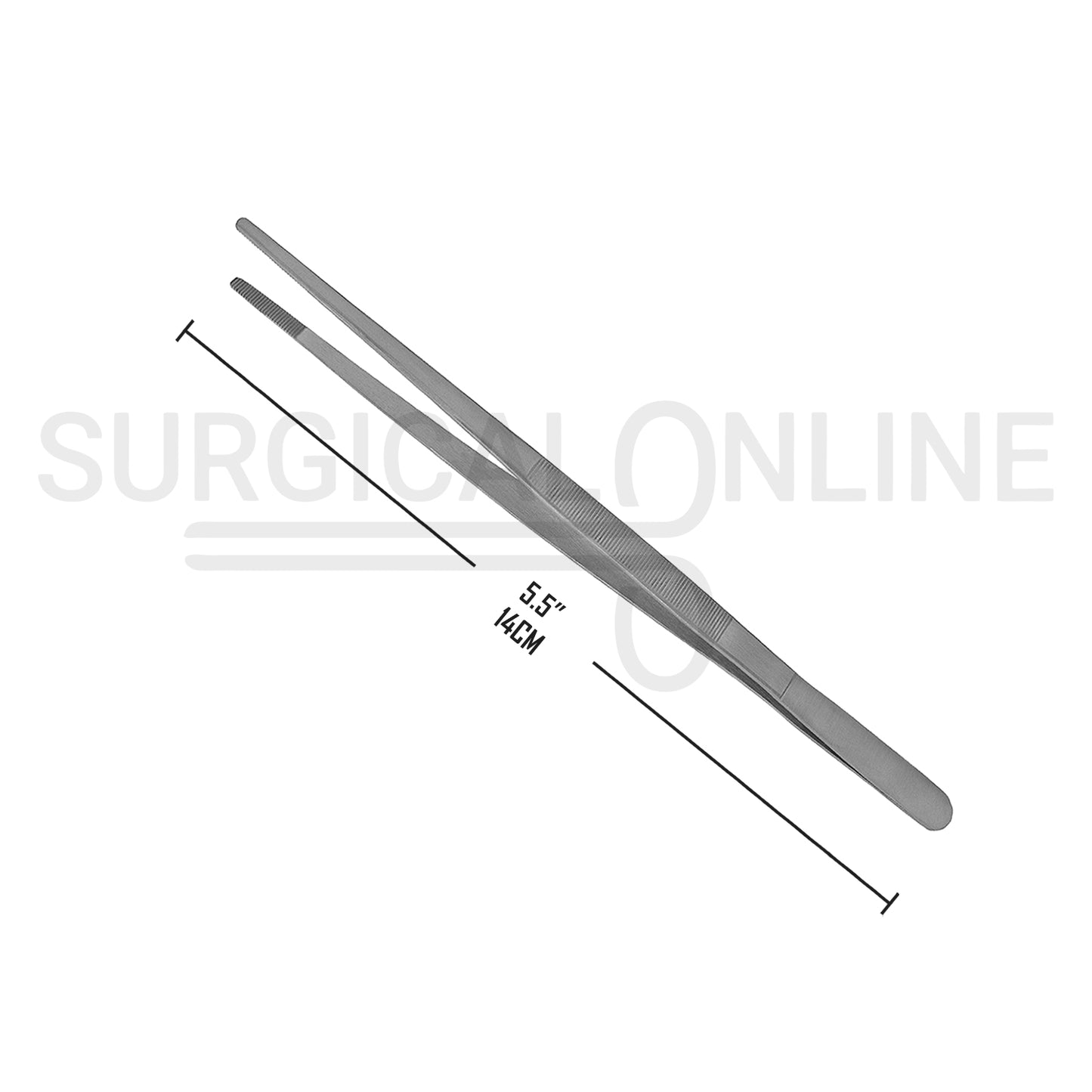 Thumb Dressing Forceps Serrated 5.50"