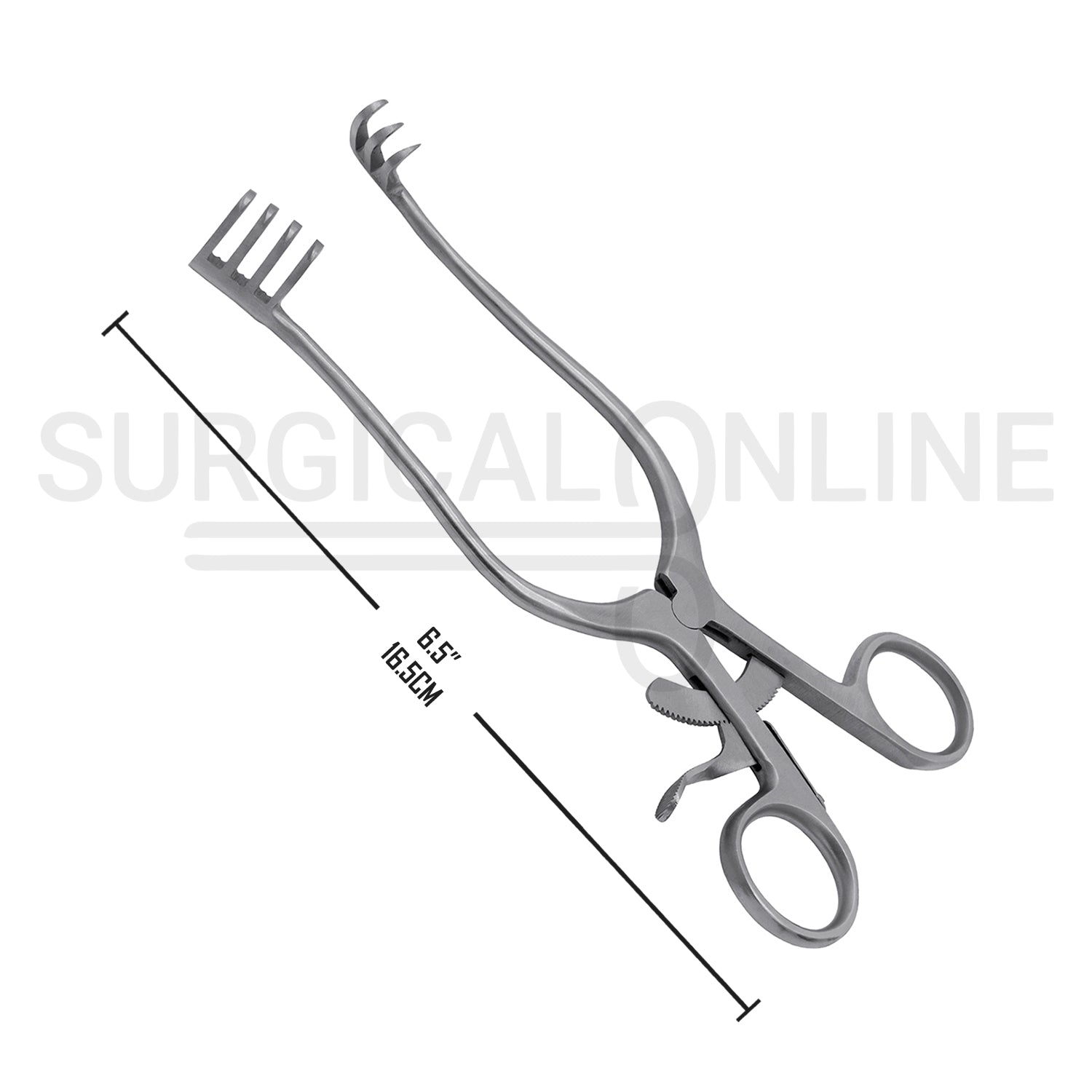 Weitlaner Self-Retaining Retractor 3X4 Prong Sharp 6.50"