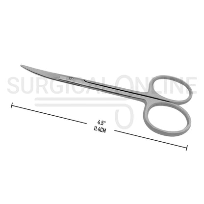 Iris Scissors 4.5" Curved
