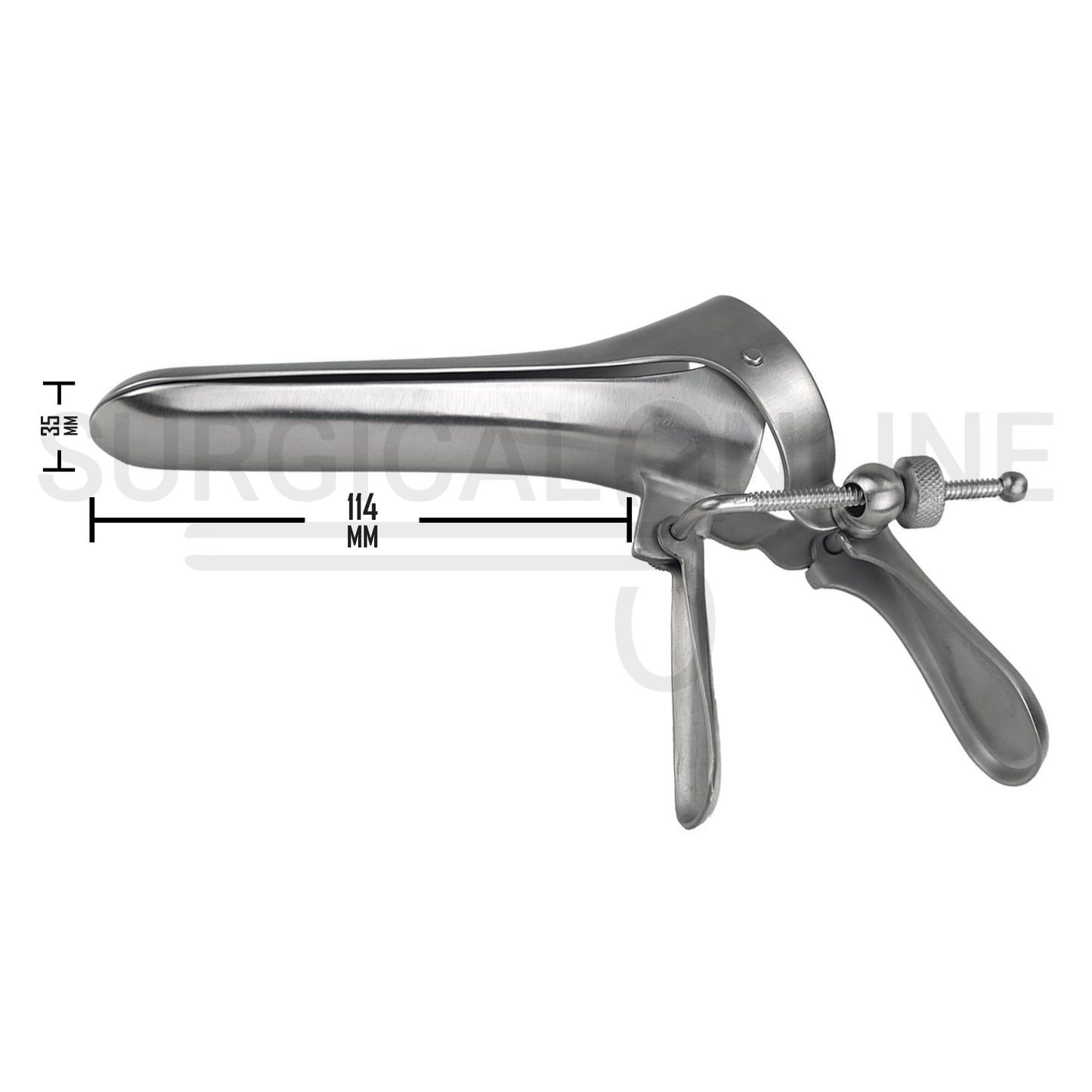 Cusco Vaginal Speculum Large 35 × 114 mm With Side Screw