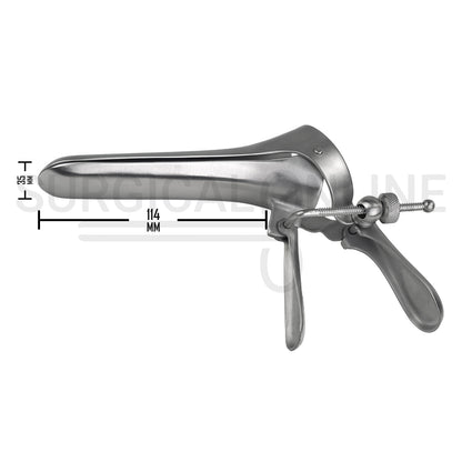 Cusco Vaginal Speculum Large 35 × 114 mm With Side Screw