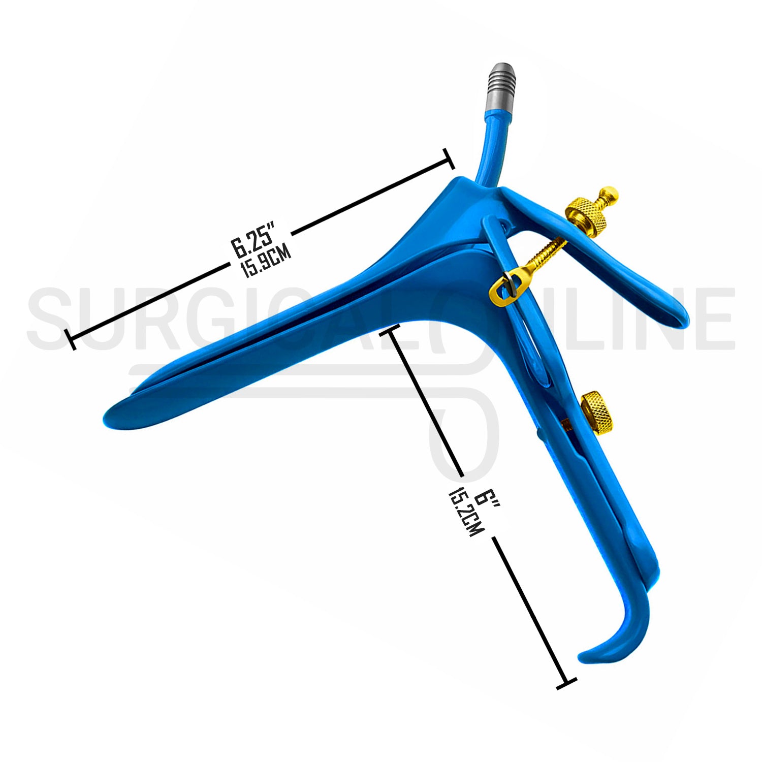 LLETZ LEEP Graves Vaginal Speculum Blue Coated X-Large 6.25″ × 6.0″ Blade