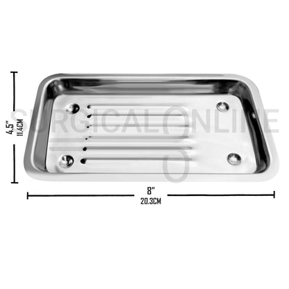 Dental Scaler Tray 8″ × 4.5″ For 7 Instruments