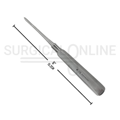 Dental Root Tip Pick Elevator #78 Straight 6″