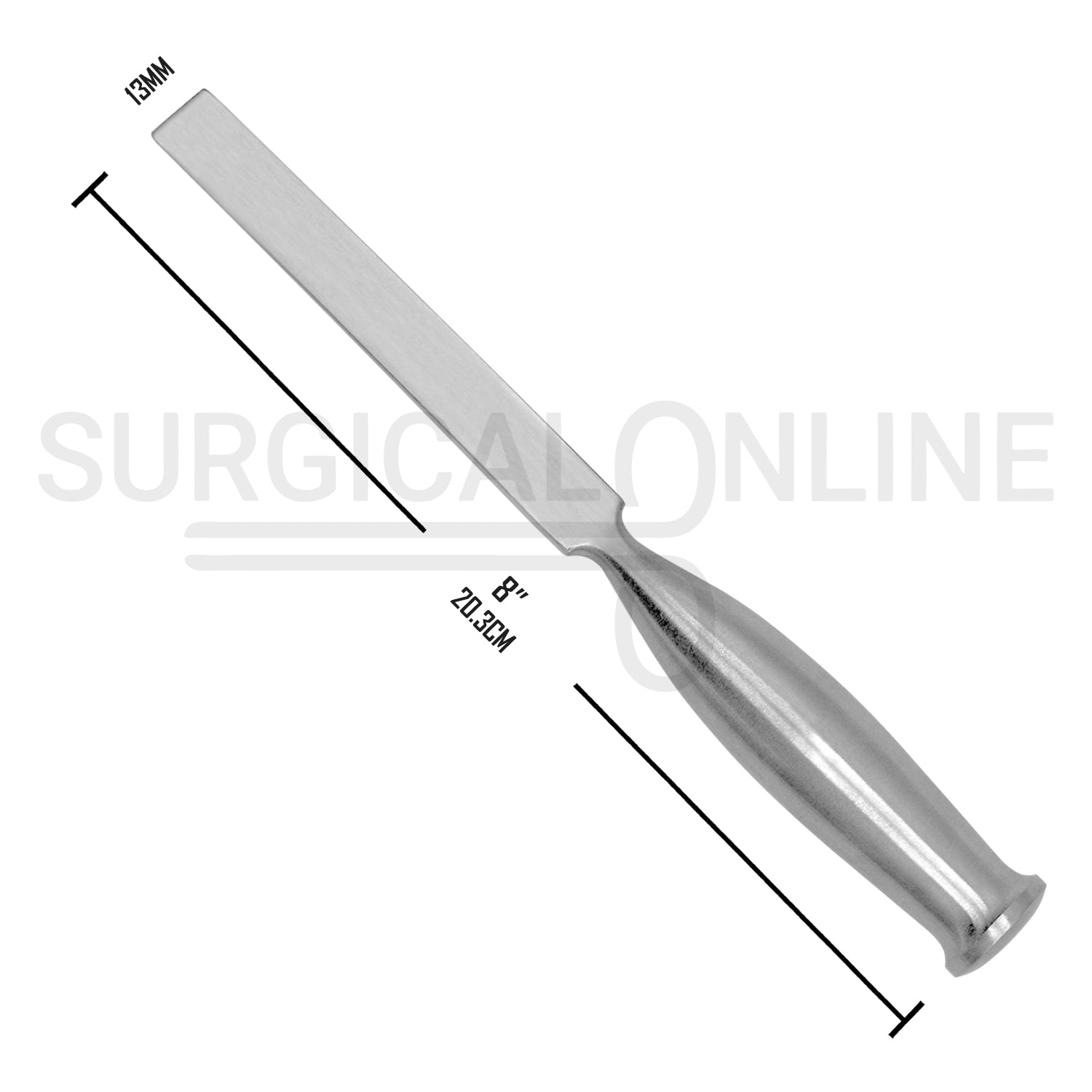 Smith-Peterson Osteotome 8″ Straight 13mm Blade