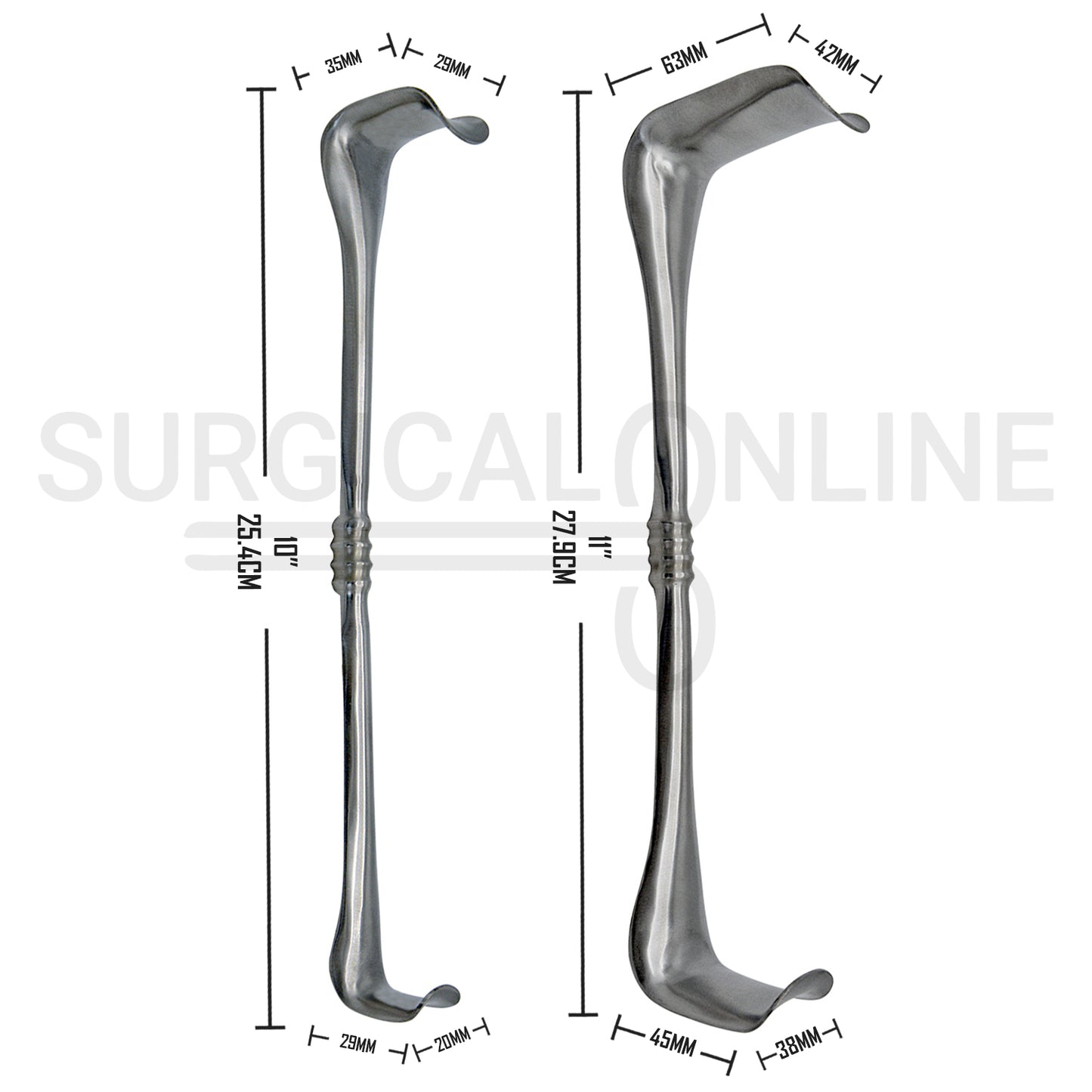 Richardson-Eastman Retractor Small & Large Set of 2
