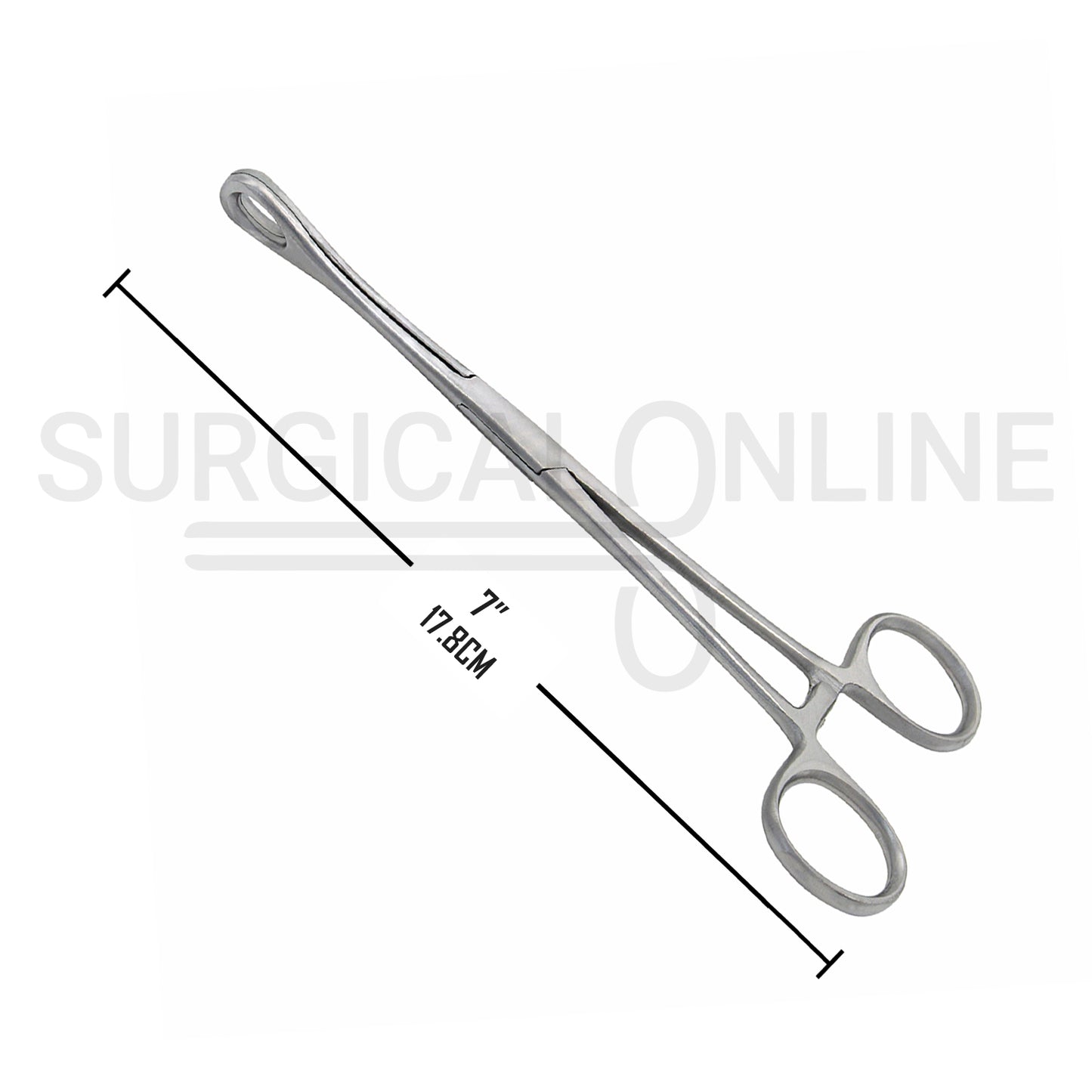 Foerster Sponge Forceps Smooth Straight 7.00"