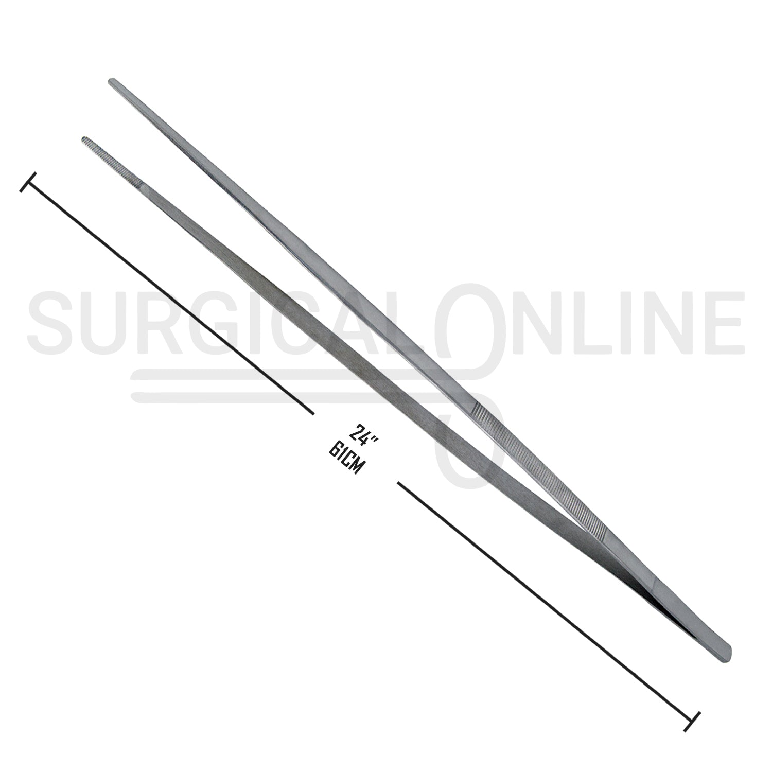 Thumb Dressing Forceps 24.00" Long Tweezer Serrated