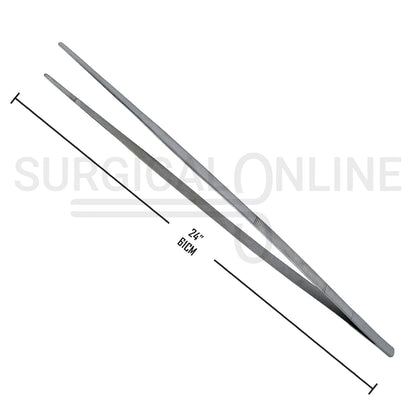 Thumb Dressing Forceps 24.00" Long Tweezer Serrated